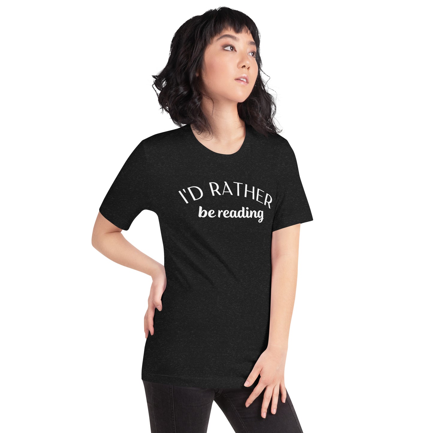 Rather Be Reading Unisex t-shirt